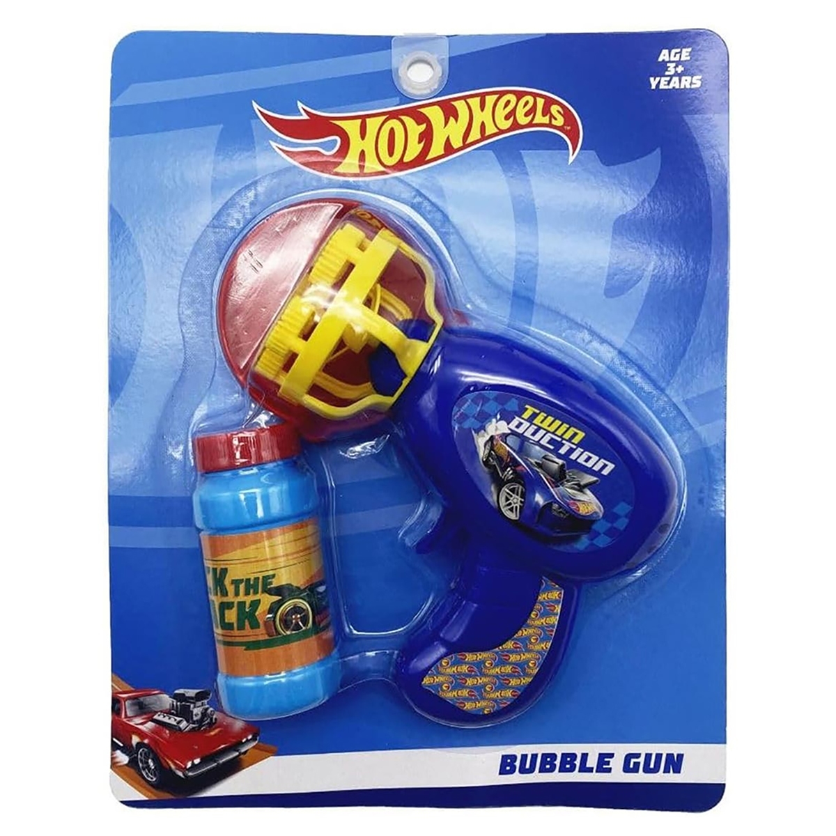 هوت ويلز مسدس فقاعات مع محلول للجنسين، 3-4 سنوات