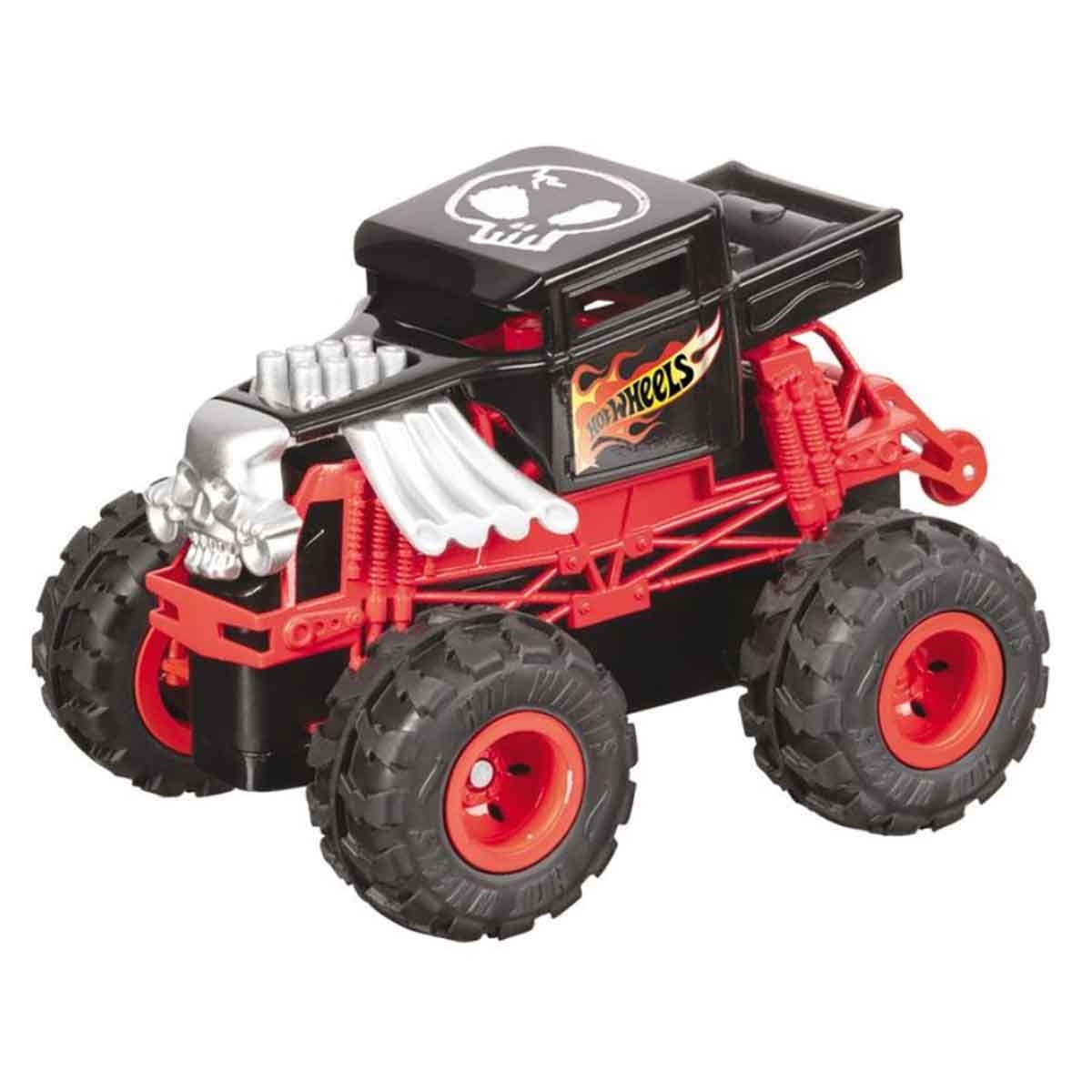 هوت ويلز شاحنة مونستر صغيرة بالتحكم عن بعد بتصاميم متنوعة للجنسين، 3-4 سنوات