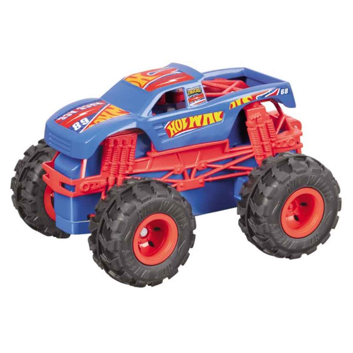 هوت ويلز شاحنة مونستر صغيرة بالتحكم عن بعد بتصاميم متنوعة للجنسين، 3-4 سنوات