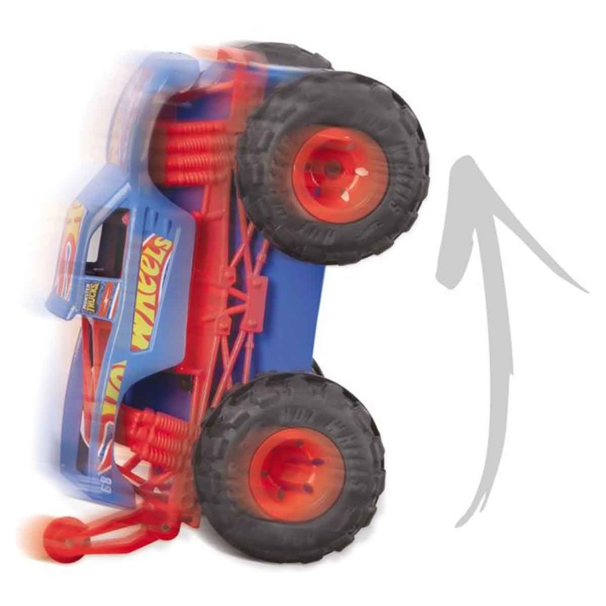 هوت ويلز شاحنة مونستر صغيرة بالتحكم عن بعد بتصاميم متنوعة للجنسين، 3-4 سنوات