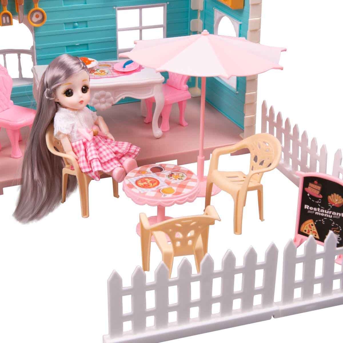 هوايدا تويز مجموعة فيلا ودمية مع إضاءة وبخار ضبابي، للجنسين، 3-4 سنوات