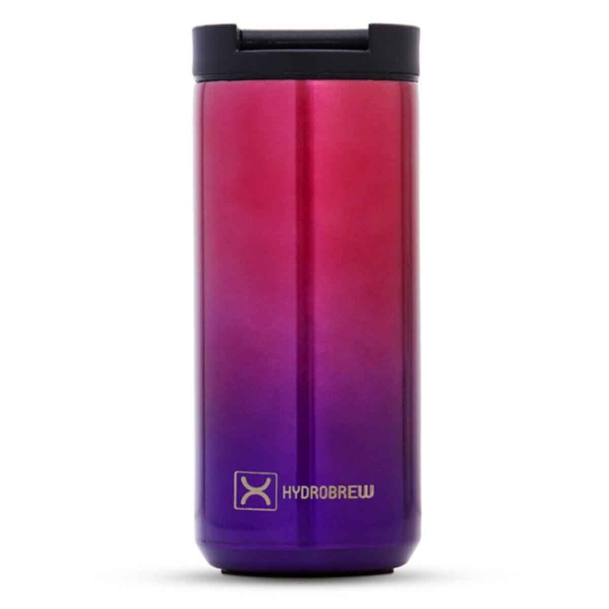 هايدروبرو زجاجة ماء تامبلر معزولة بجدار مزدوج 500 مل باللون الكروم