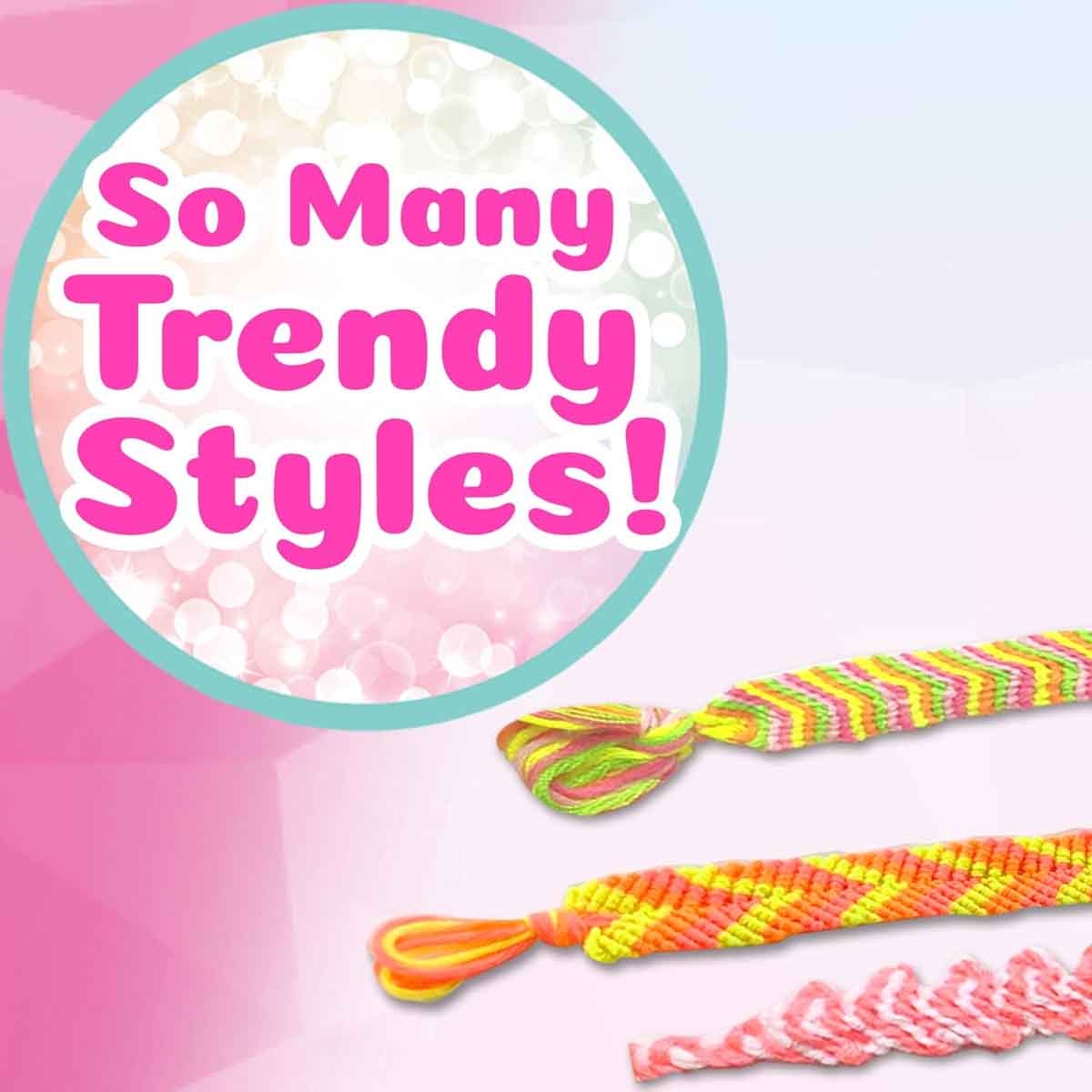 آيلي عدة صنع أساور 3 في 1 بورا لوم ديلوكس للبنات، عمر 5-7 سنوات