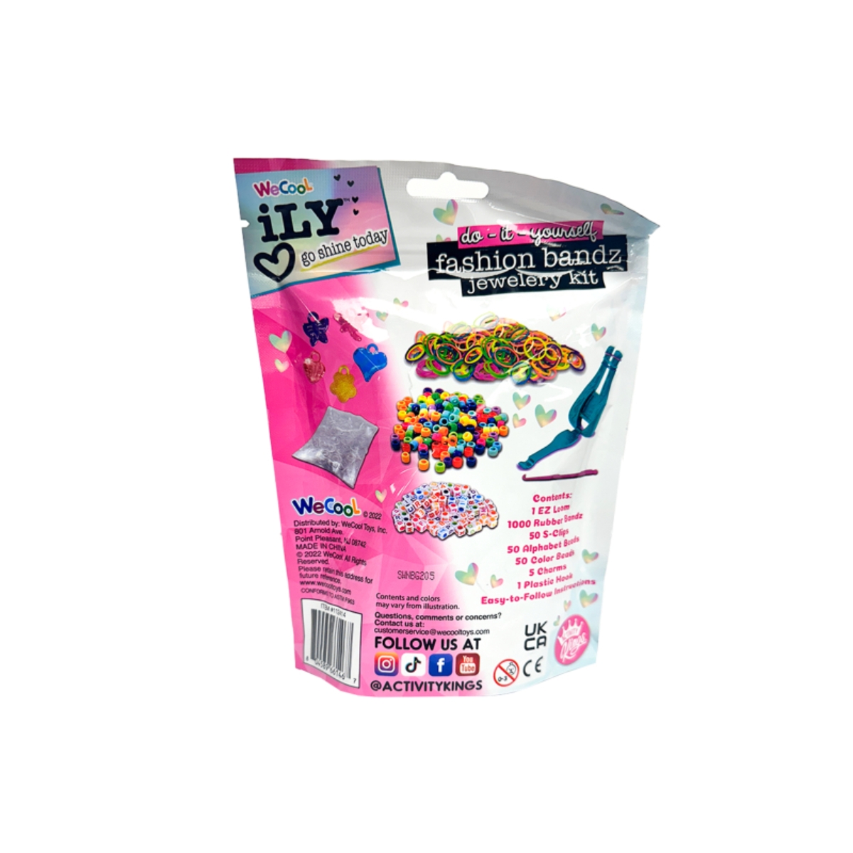 آيلي مجموعة مجوهرات فاشن باندز للبنات، 5-7 سنوات