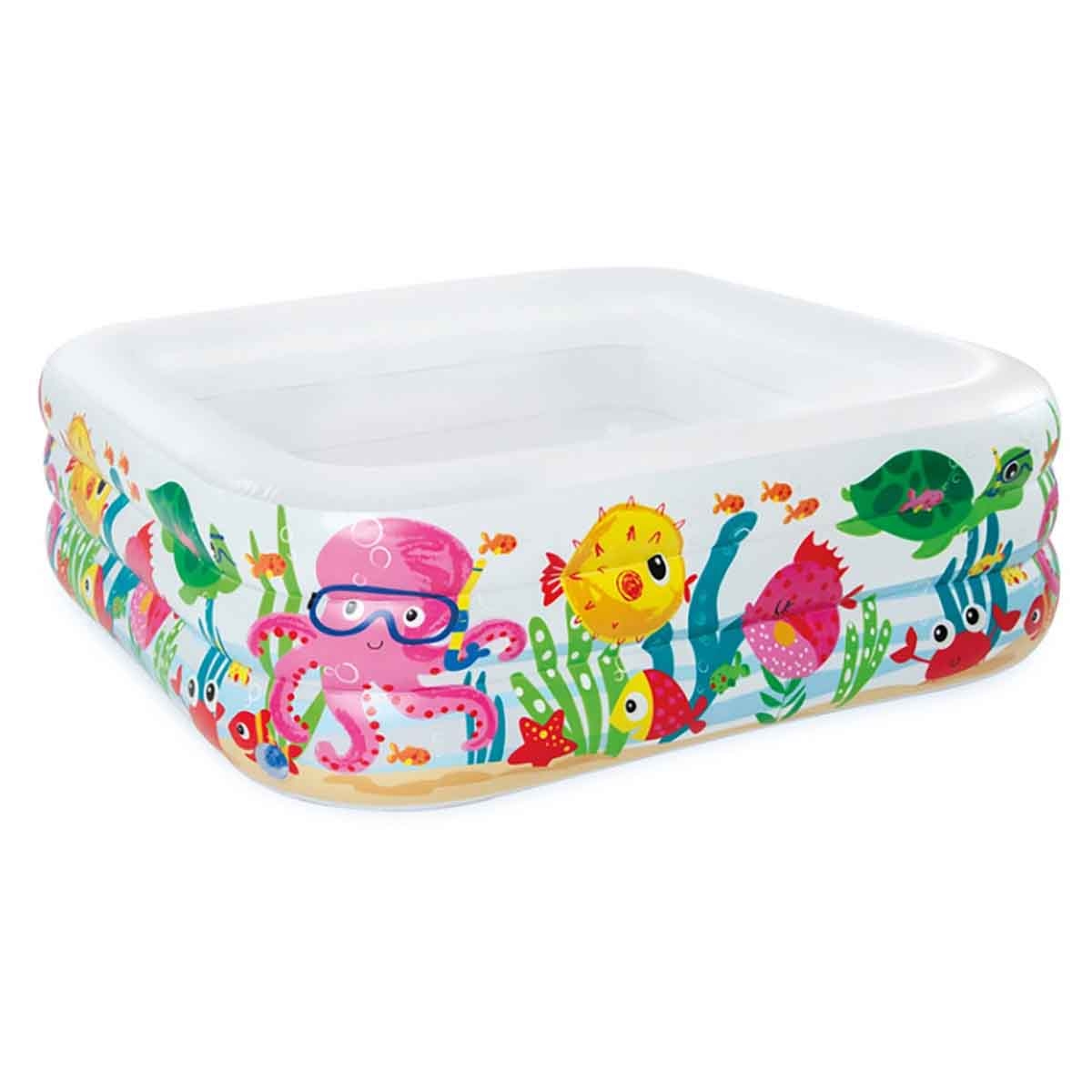 إنتكس مجموعة منفاخ قدم مع مسبح مركز عرض الأسماك للجنسين