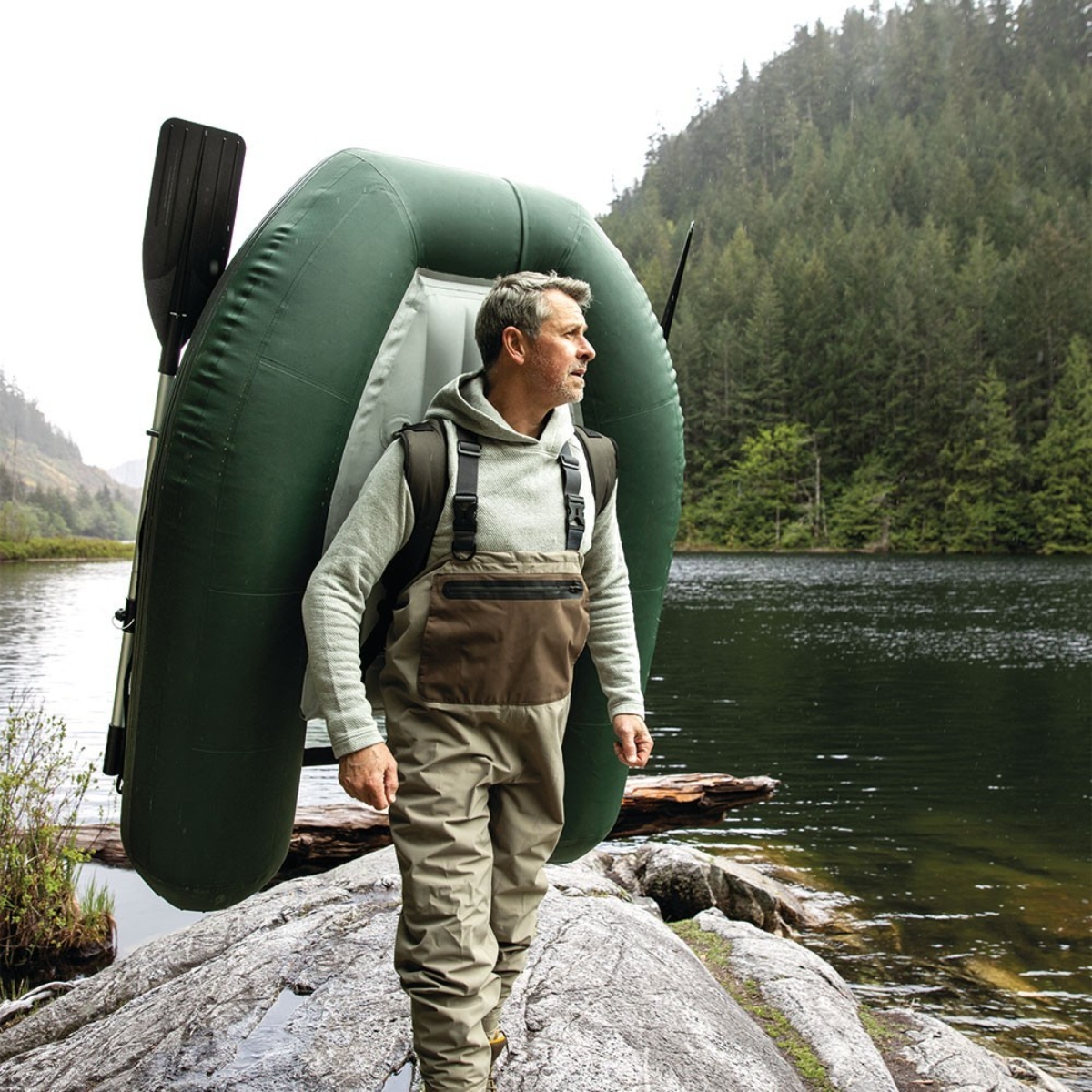 انتكس بيغ كاتش برو قارب صيد نفاخ، من 13 سنة فما فوق