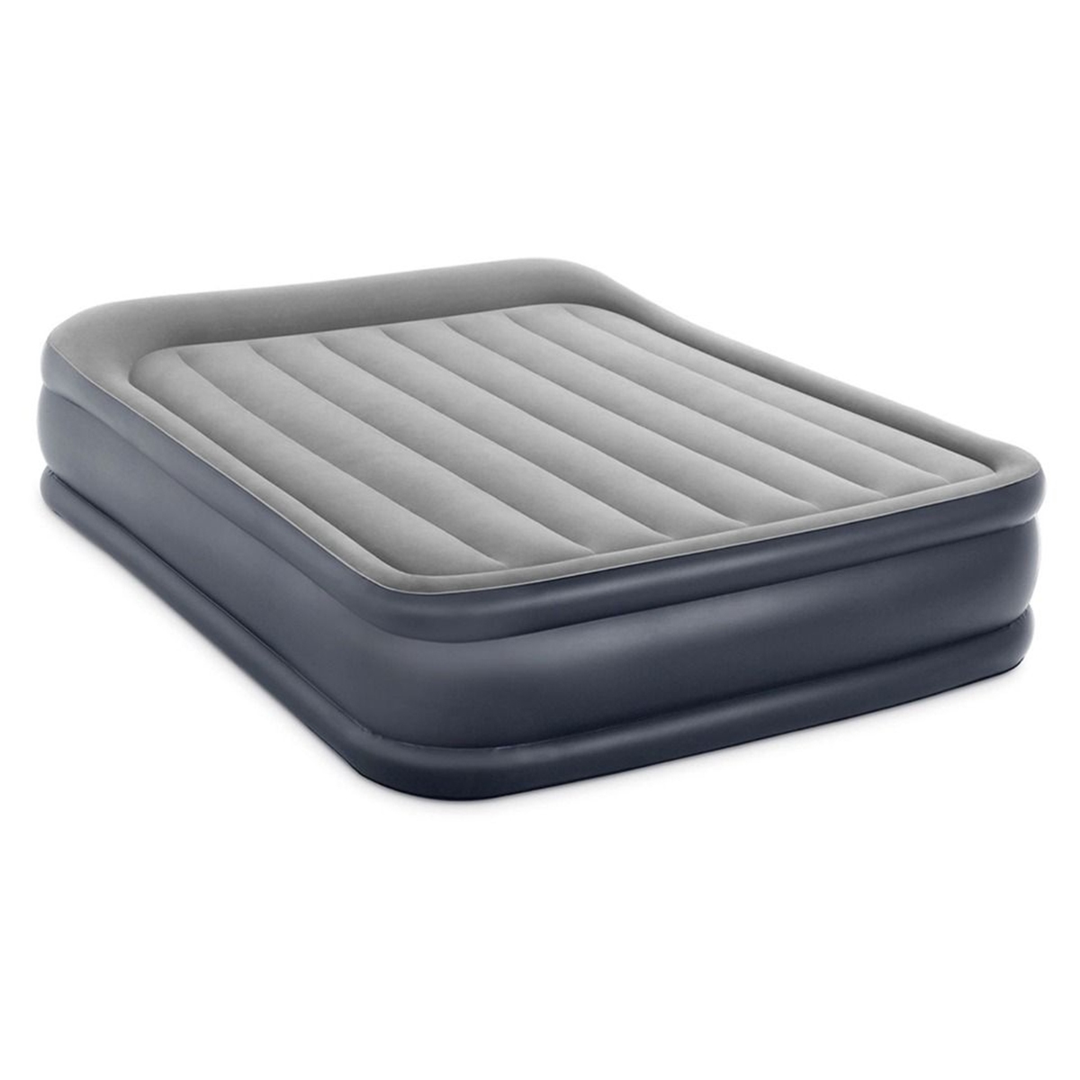 إنتكس سرير هوائي كوين ديلوكس مع وسادة مدمجة بتقنية فايبرتيك للجنسين