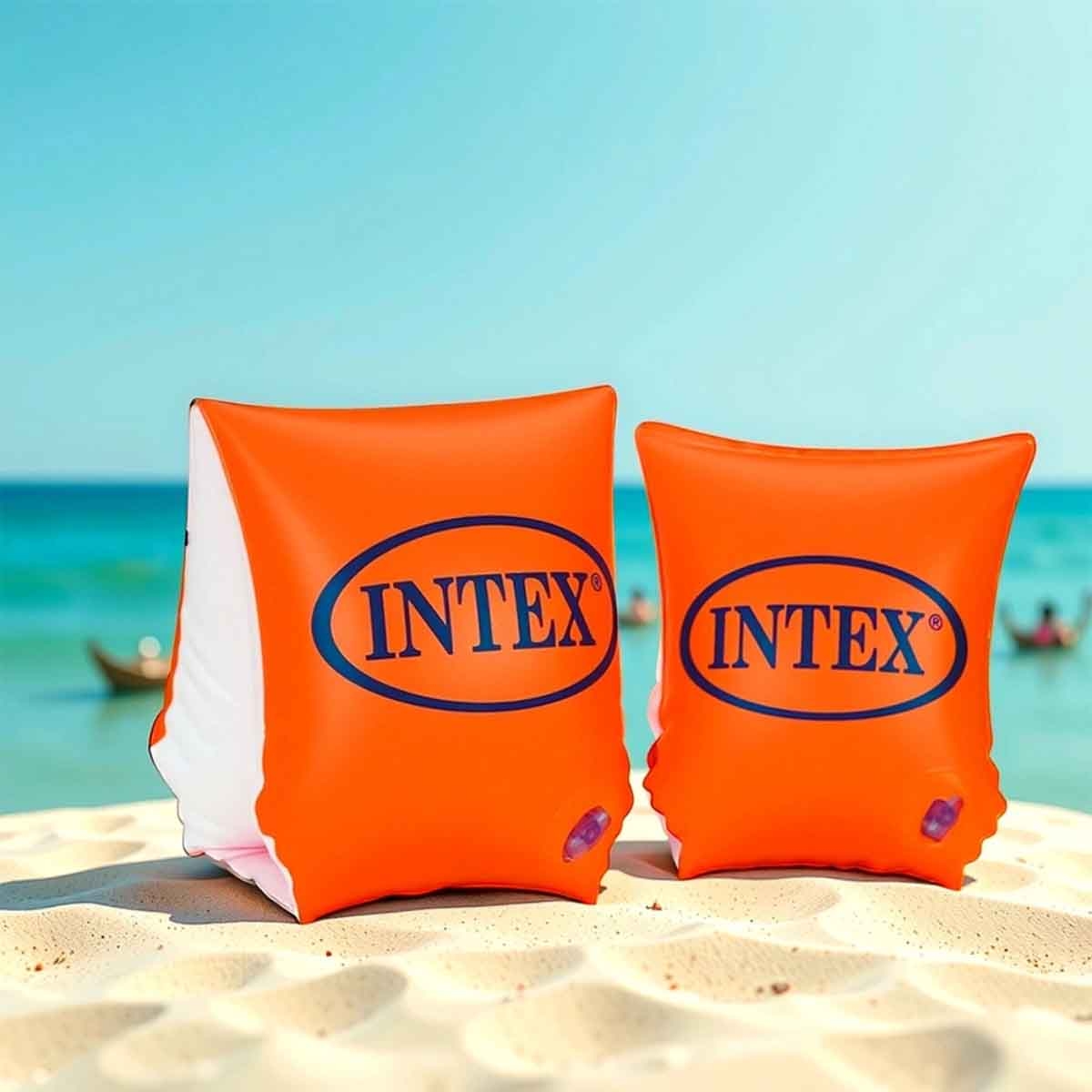 إنتكس مجموعة سترة سباحة ديلوكس مع 2 عوامات أذرع ديلوكس و2 نظارات سباحة للأطفال للجنسين عمر 3-4 سنوات