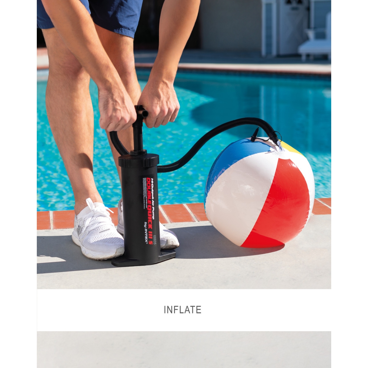 إنتكس منفاخ يدوي دابل كويك III للجنسين