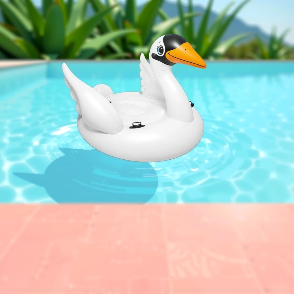 إنتكس عوامة جزيرة بشكل بجعة عملاقة قابلة للنفخ – للجنسين من عمر 11 إلى 12 سنة