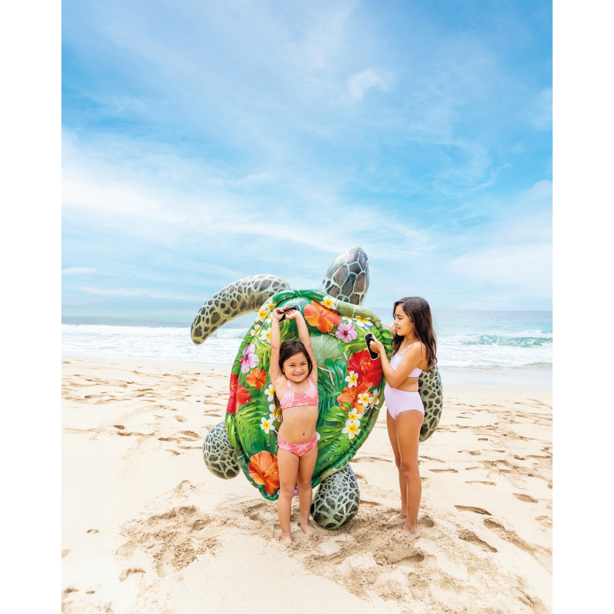 إنتكس عوامة السلحفاة البحرية الواقعية للجنسين، من 3 إلى 4 سنوات