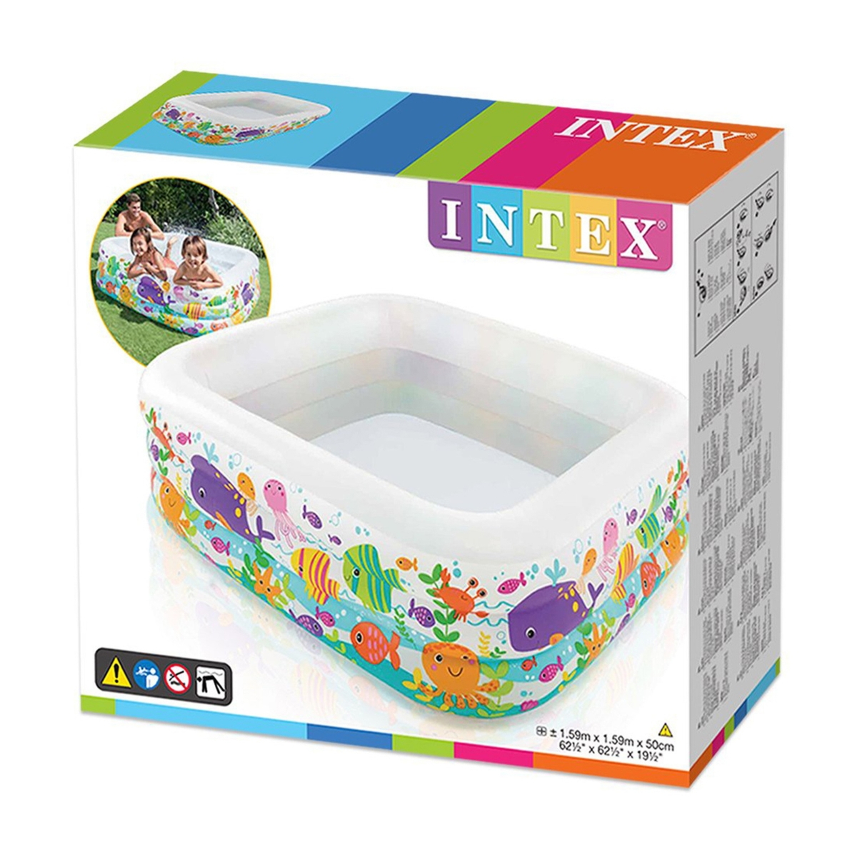 إنتكس مسبح سنتر أكواريوم كليرفيو للجنسين، 3-4 سنوات