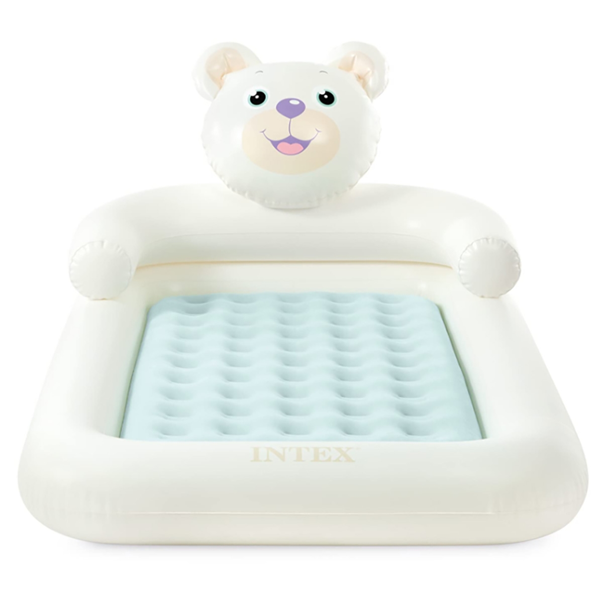 إنتكس مجموعة سرير سفر للأطفال بتصميم دب محشو للجنسين، من عمر 3 إلى 4 سنوات