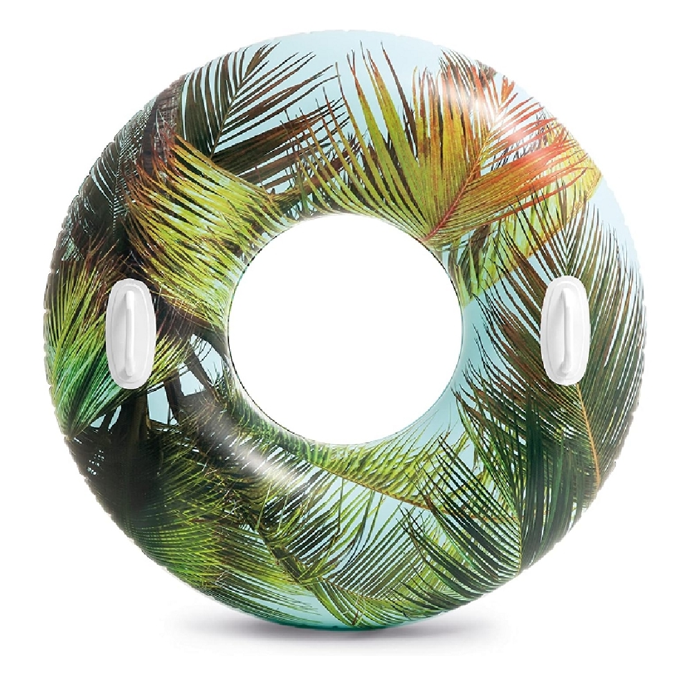 إنتكس عوامة أنبوب شفاف بنقشة زهرة استوائية للجنسين، من 8 إلى 10 سنوات