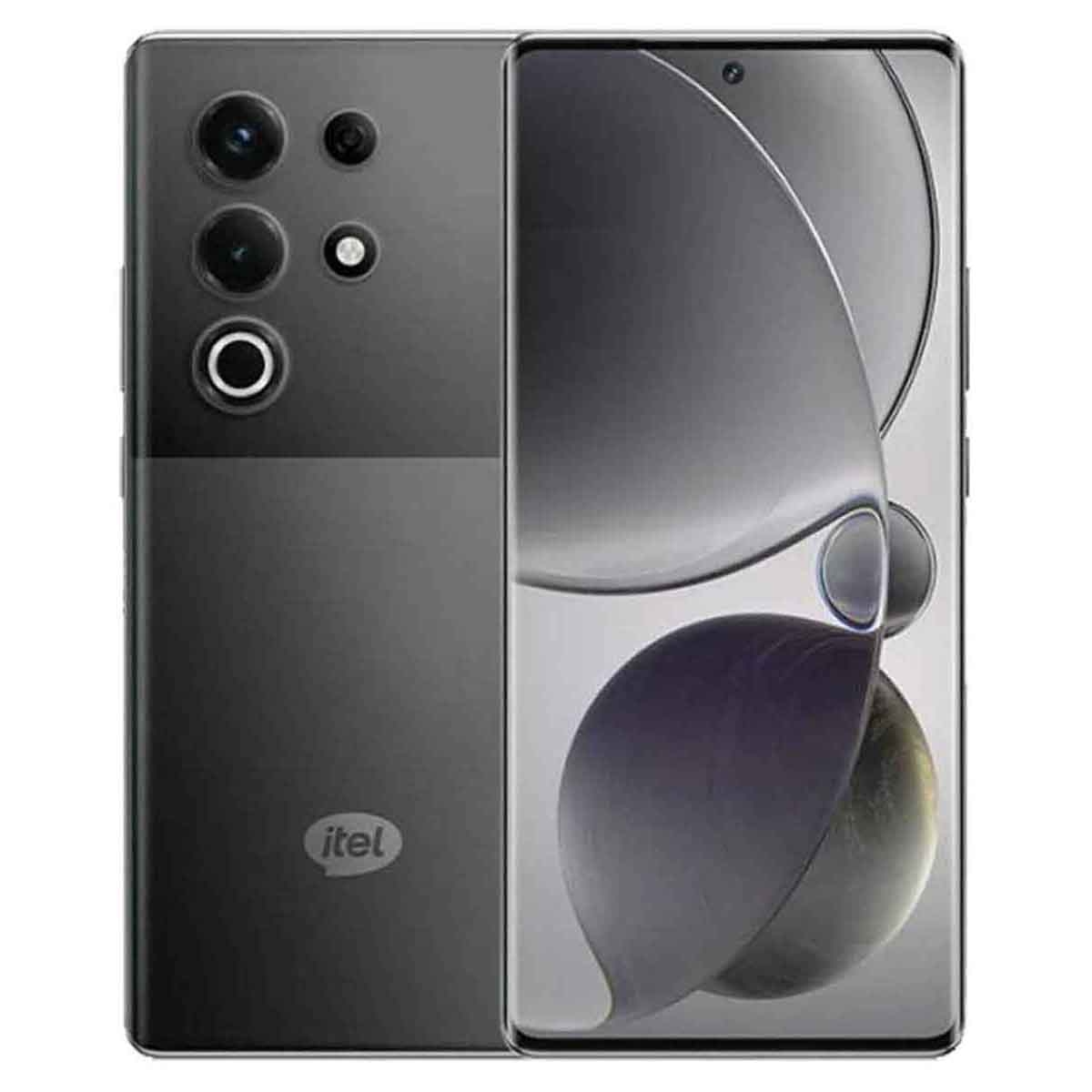 إيتيل S25 ألترا جوال أندرويد فور جي (رام 8 جيجابايت، تخزين 256 جيجابايت) – أسود