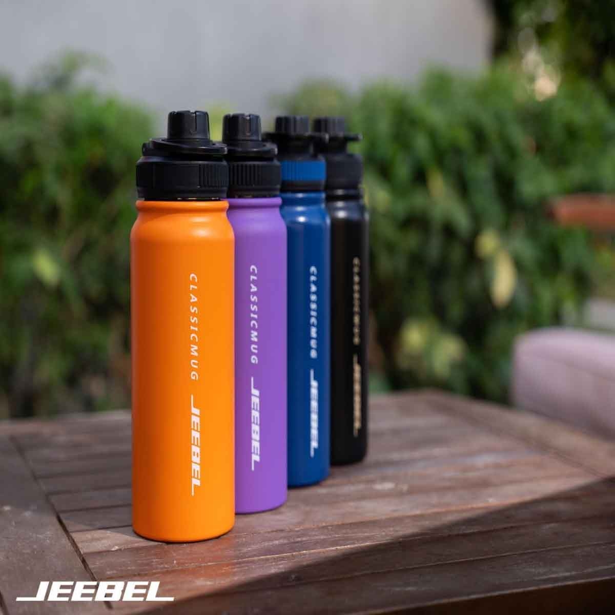 جيبل زجاجة حرارية متعددة الألوان بسعة 600 مل مع حامل جوال MagSafe