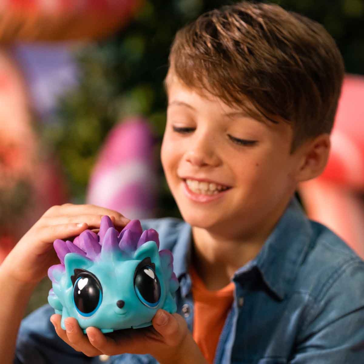 جيغلي بيتس قنفذ «سبايكي» أزرق مع أصوات للجنسين، عمر 5-7 سنوات