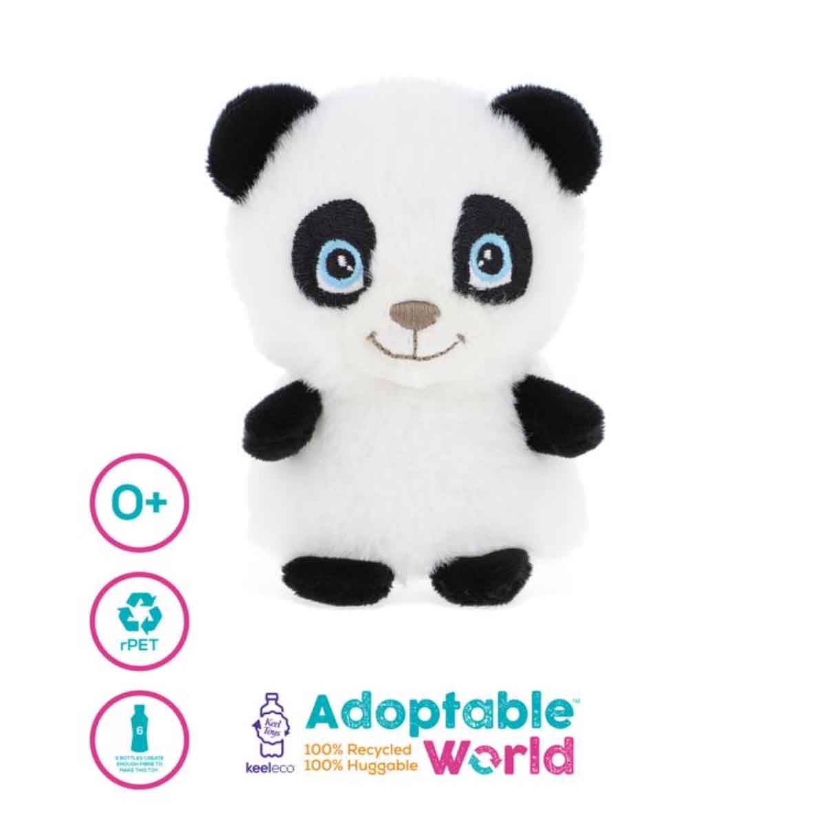 كيل تويز لعبة دمية محشوة كيليكو ميني عالم التبني تعابير سعيدة 4 انش بتصاميم متنوعة للأطفال الرضع، 0-2 سنوات