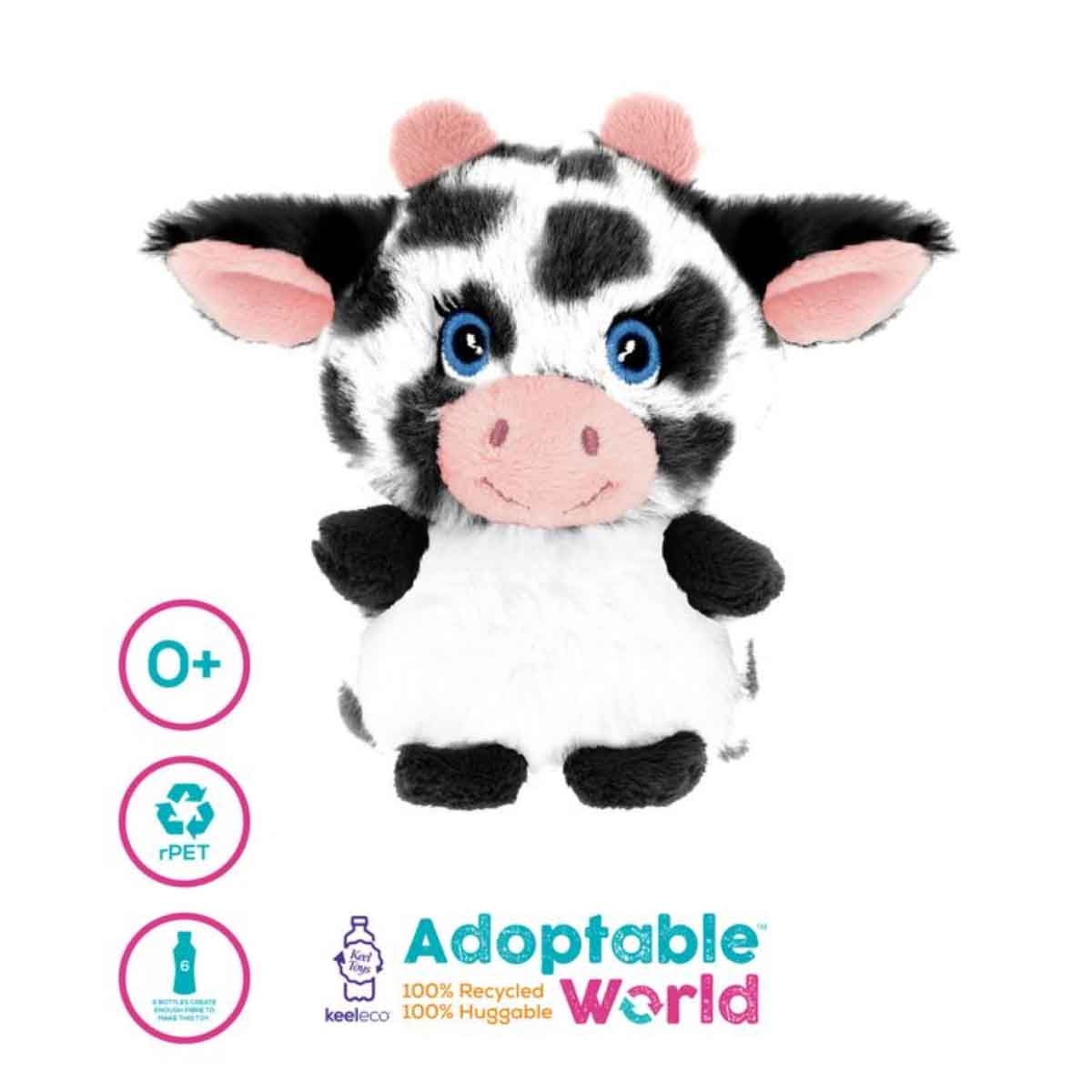 كيل تويز لعبة دمية محشوة كيليكو ميني عالم التبني 4 انش بتصاميم متنوعة للأطفال الرضع، 0-2 سنوات