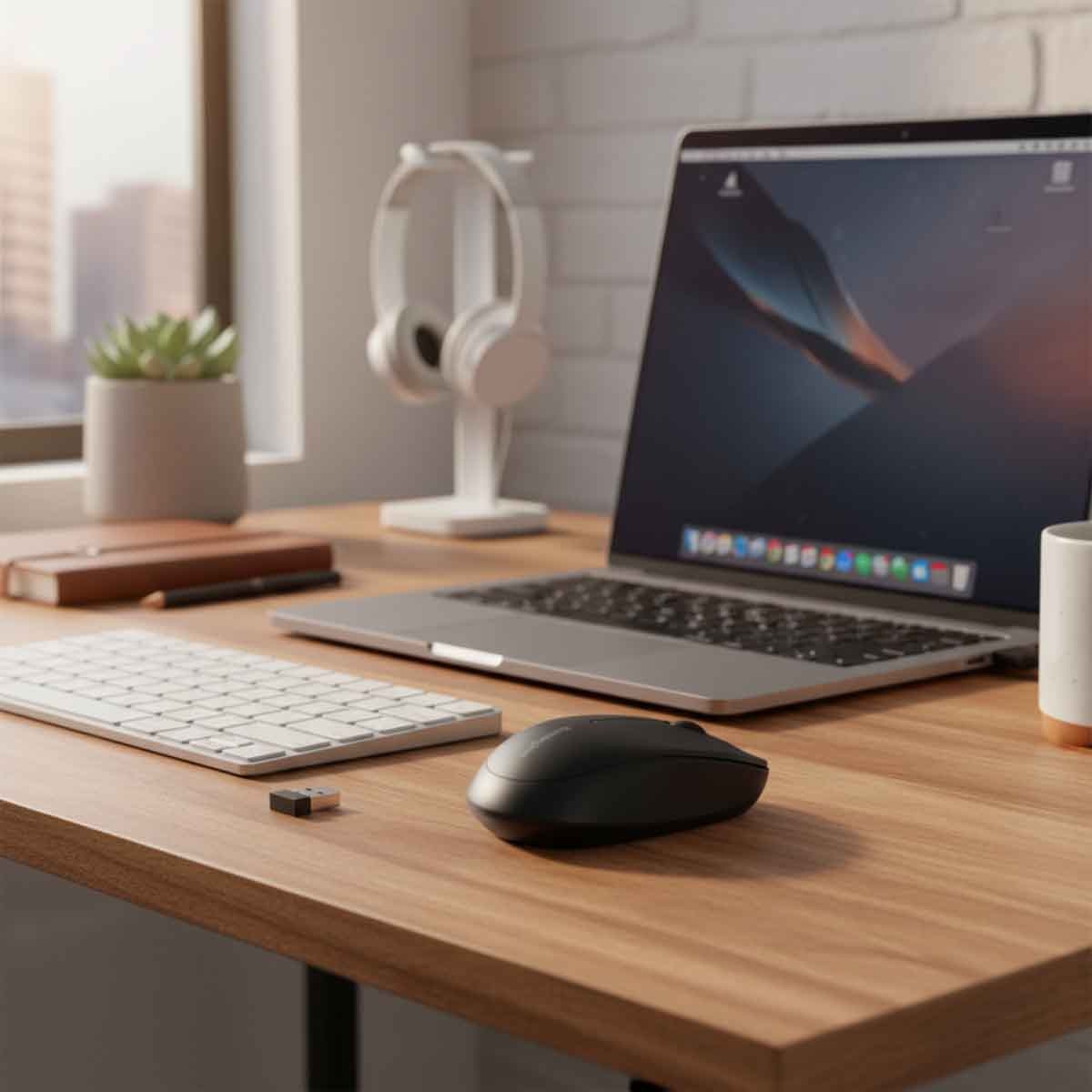 كينسينغتون ماوس لاسلكي Pro Fit بتردد 2.4GHz باللون الأسود