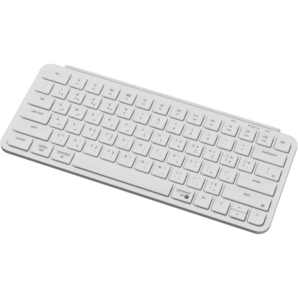 كايكرون B1 برو أبيض لوحة مفاتيح للألعاب لاسلكية فائقة النحافة بنسبة 75٪ بنظام ZMK مخصص