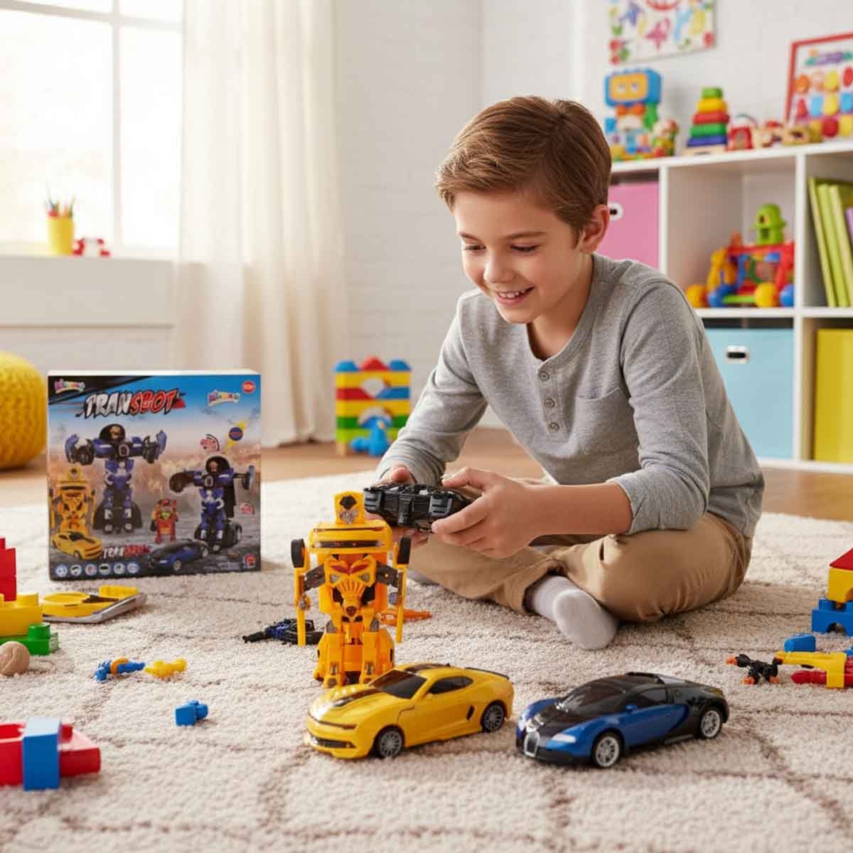 كيدز برو سيارة ترانسفورمر منوعة للأولاد، 3-4 سنوات