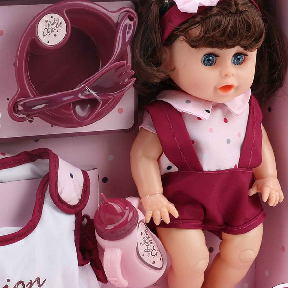 كيكي بيبي مجموعة دمية تدريب على استخدام الحمام تفاعلية مقاس 12 انش للبنات من عمر 3-4 سنوات