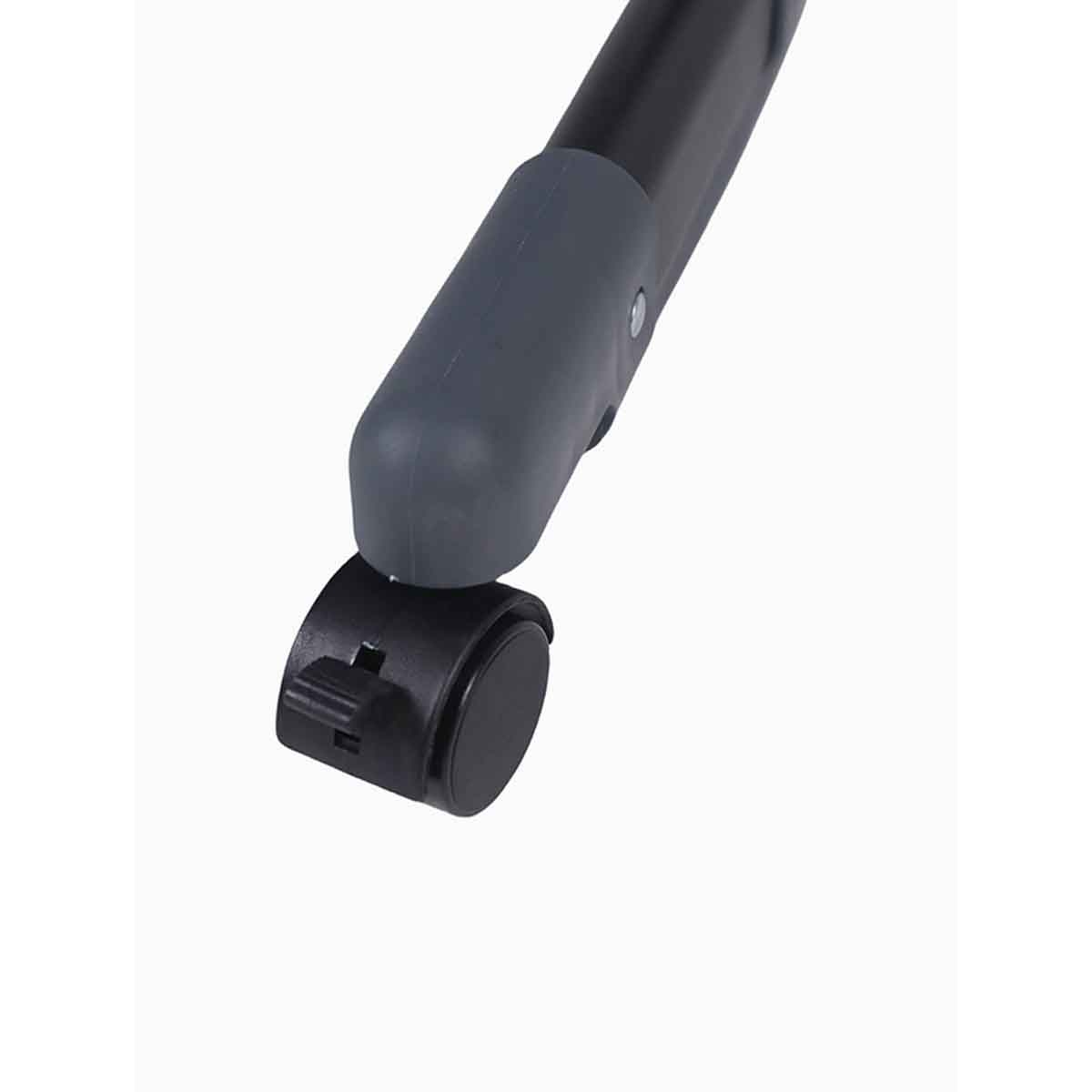 كيكي بيبي سرير جانبي للأطفال 3 في 1 باللون الرمادي الداكن مع سلة تخزين وناموسية ومرتبة قابلة للتنفس من عمر 0-2 سنة