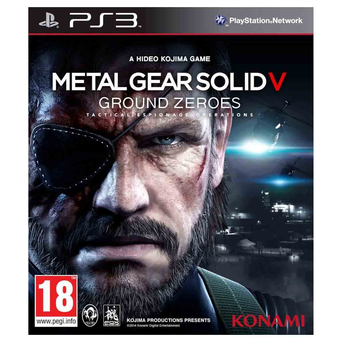 كونامي لعبة ميتال جير سوليد 5 جراوند زيروز (إصدار عالمي) لبلايستيشن 3