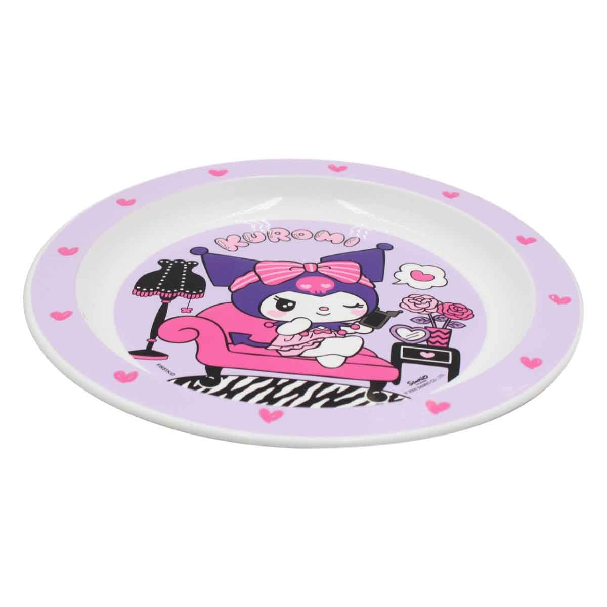 كورومي طقم إفطار أطفال من 3 قطع آمن للاستخدام في الميكروويف