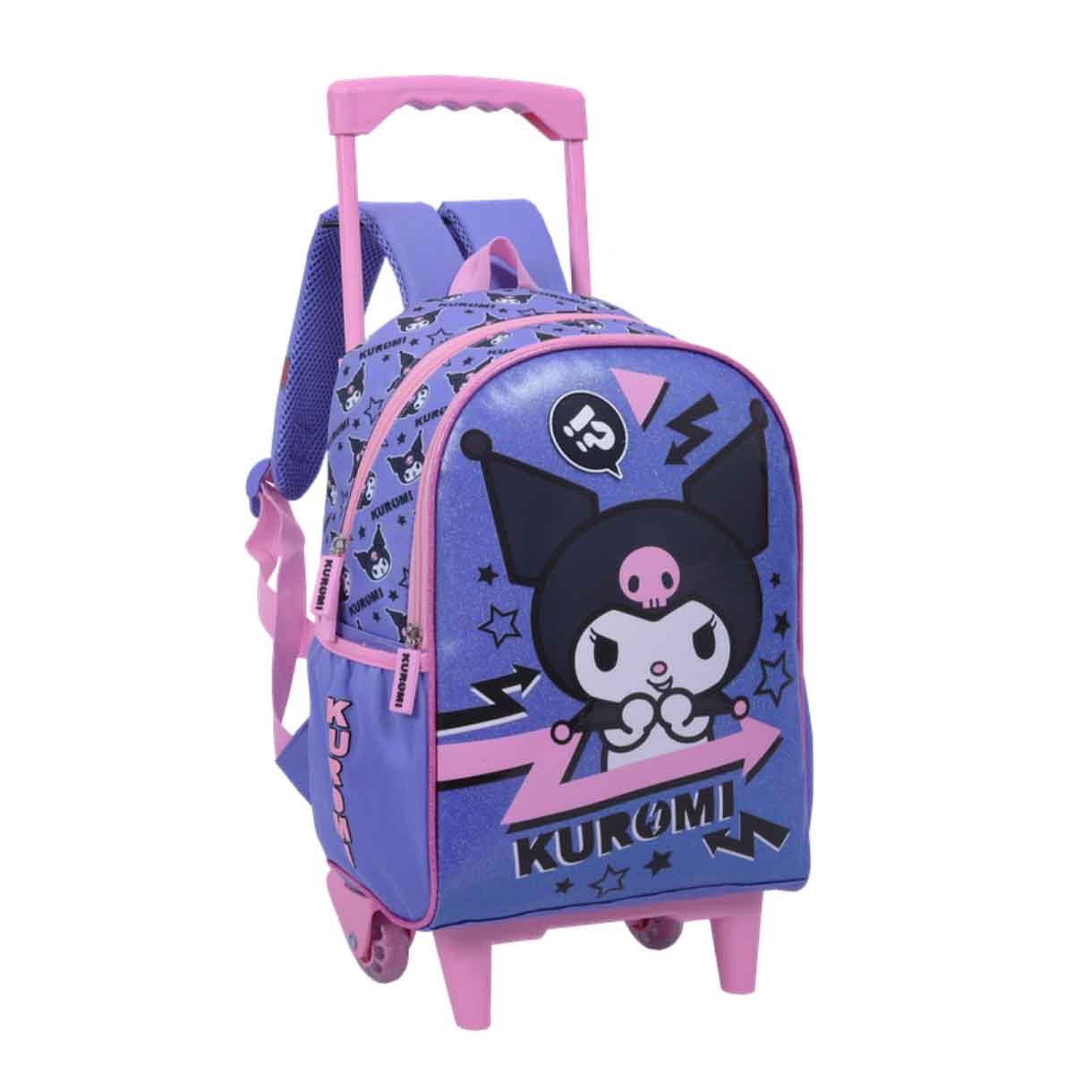 كورومي حقيبة ترولي مدرسية مدمجة سانريو مقاس 14 انش