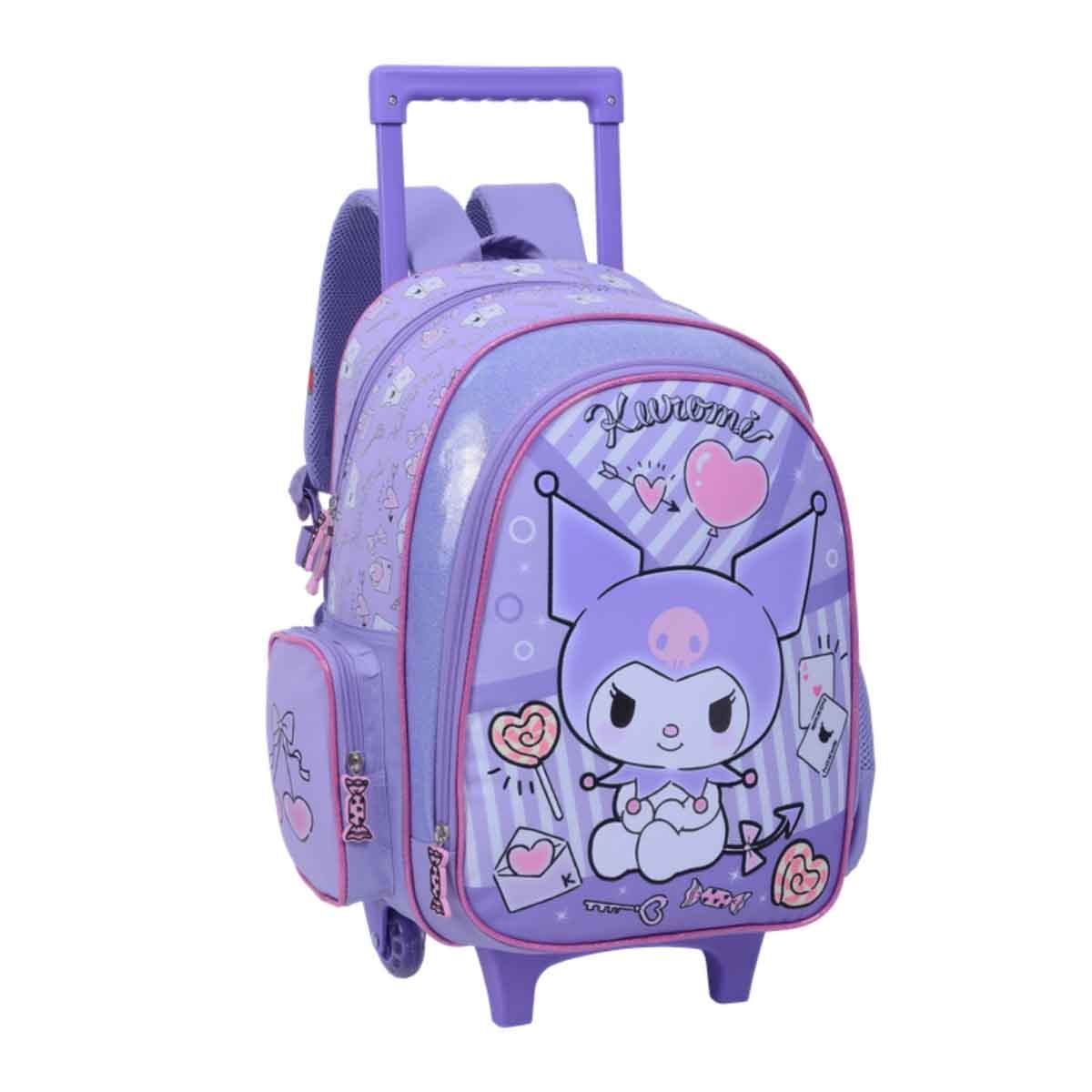 كورومي حقيبة ترولي سانريو بتصميم شخصية كرتونية مقاس 16 انش