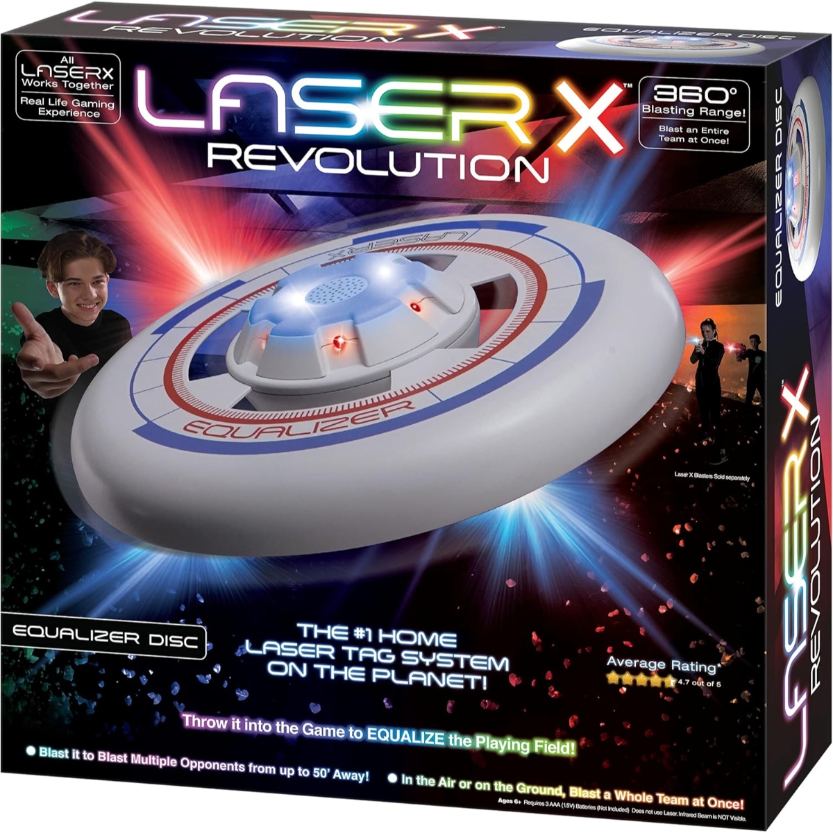 ليزر إكس ريفولوشن قرص إيكوالايزر للأولاد، 5-7 سنوات