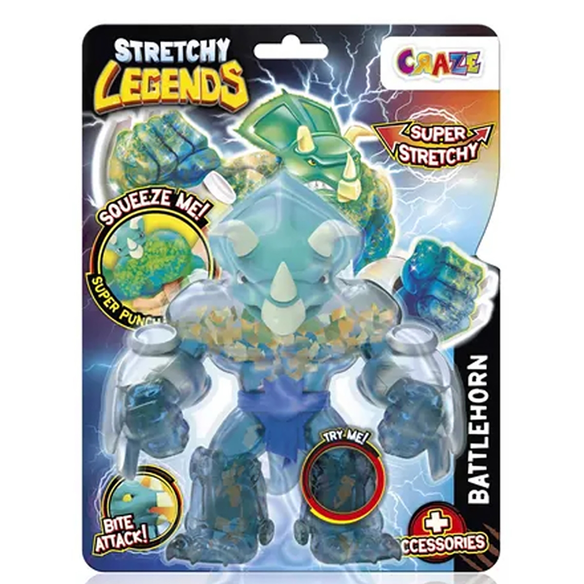 ليجيندز لعبة مطاطية متنوعة للجنسين، 3-4 سنوات