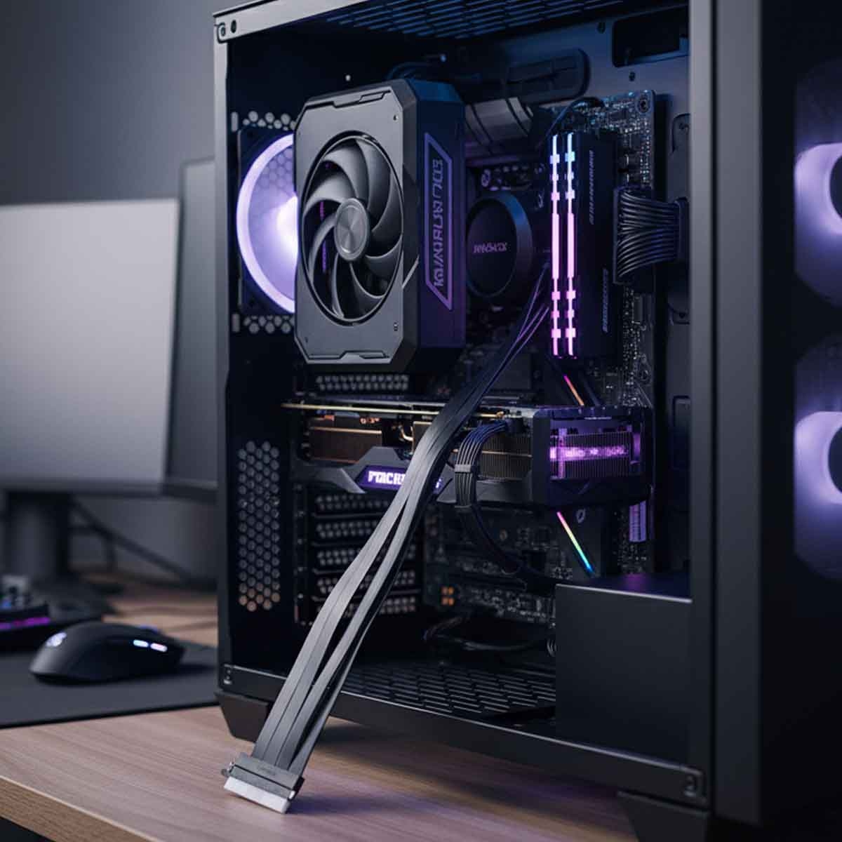 ليان لي بطاقة رايزر PCIe 4.0 مع حامل بطاقة رسومات