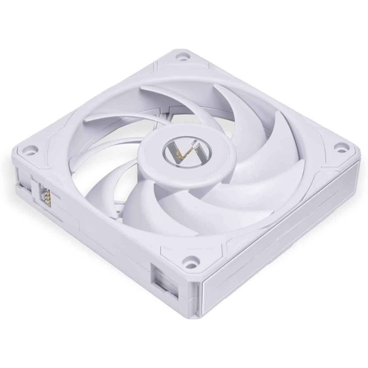 ليان لي مروحة تبريد PWM بسرعة 2600RPM مقاس 120mm بيضاء