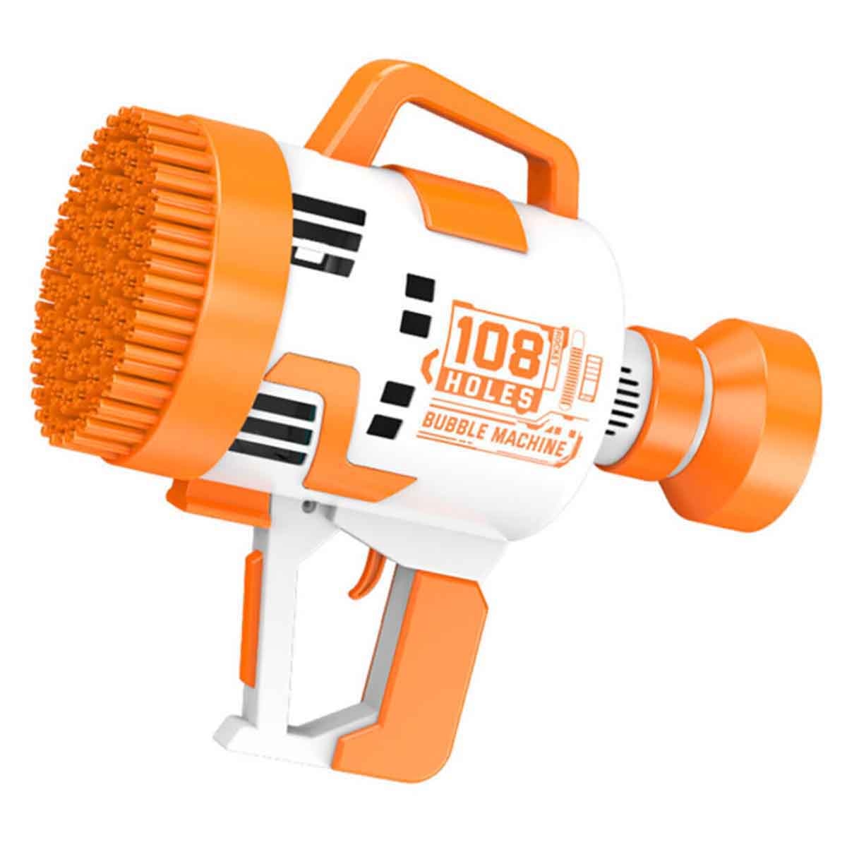 ليتل ستوري لعبة فقاعات بـ 108 فتحة برتقالي مع إضاءة وصانع فقاعات للجنسين، 3-4 سنوات