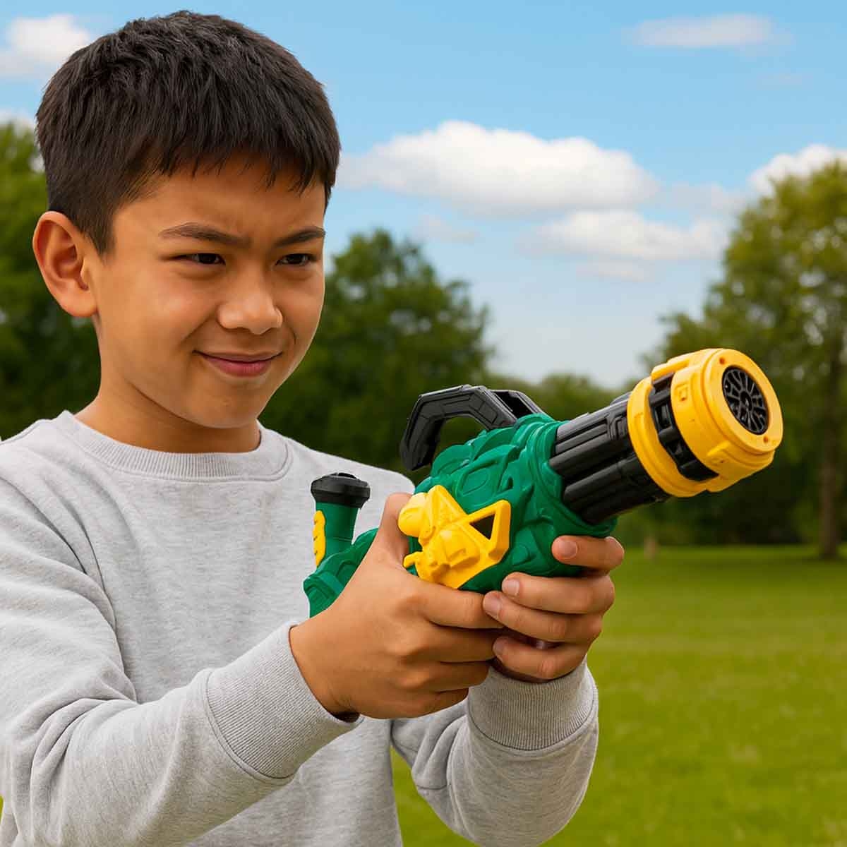 ليتل ستوري لعبة فقاعات بـ 10 فتحات باللون الأخضر للجنسين، 3-4 سنوات