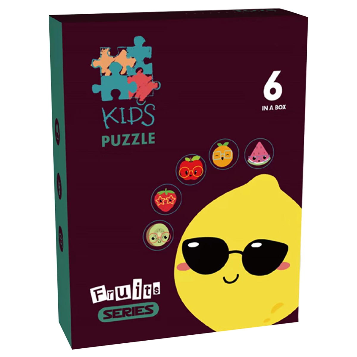 ليتل ستوري أحجية تعليمية ومسلية لمطابقة الفواكه 6 في 1 للجنسين، 3-4 سنوات