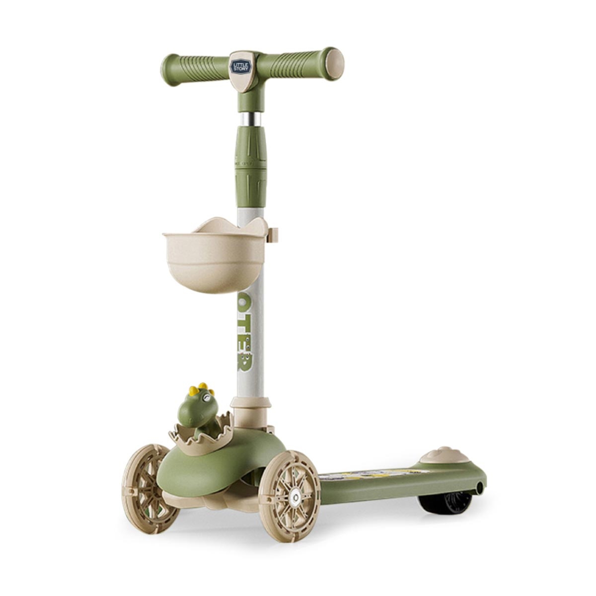 Little Story Dinosaur Kids Scooter Unisex, 6-8 Years