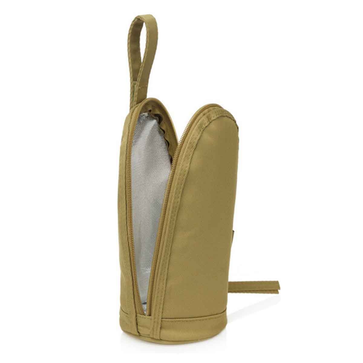 ليتل ستوري حقيبة زجاجة معزولة كاكي