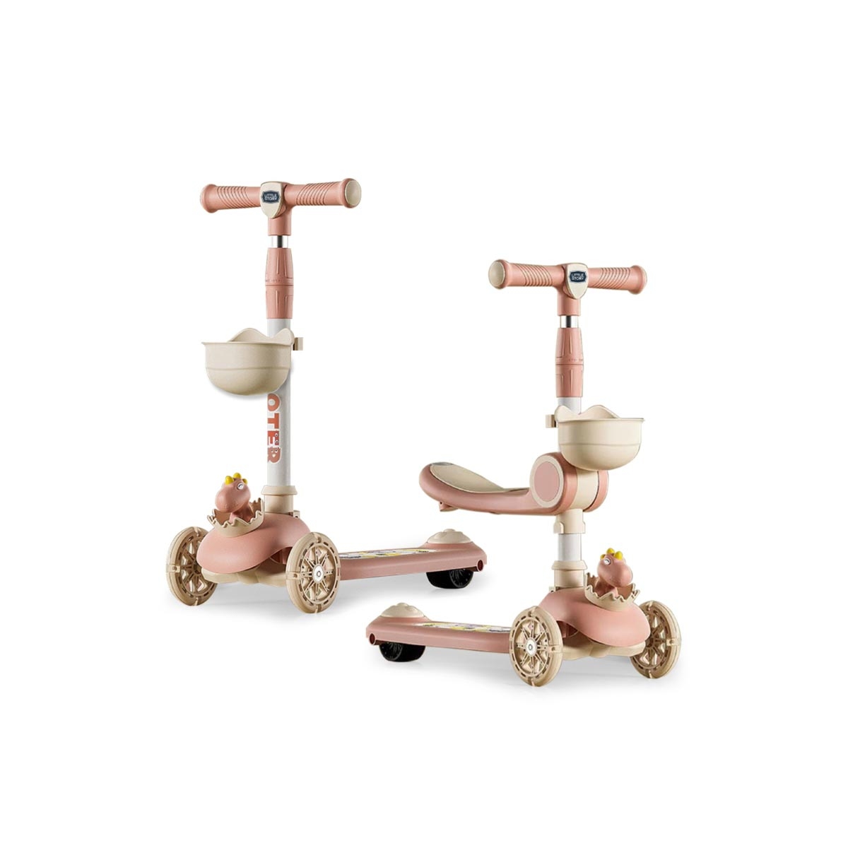 ليتل ستوري سكوتر أطفال ديناصور، للجنسين، 6-8 سنوات