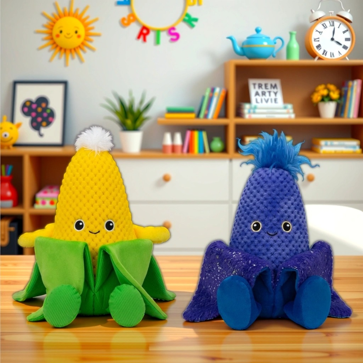 ليفينج أون ذا فيج لعبة محشوة كورنيز متنوعة 14 إنش للجنسين، 3-4 سنوات