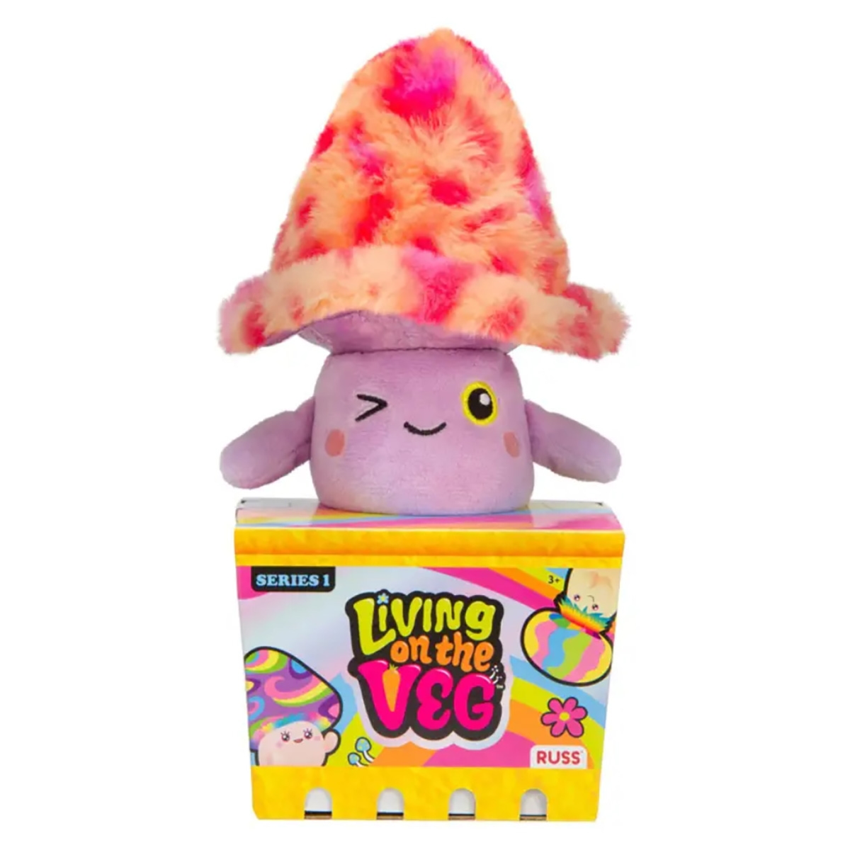 ليفنغ أون ذا فيج دمية محشوة ناعمة بحجم 6 إنش للجنسين، 3-4 سنوات