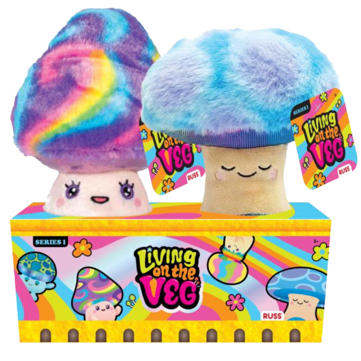 ليفنغ أون ذا فيج دمى قماشية زيك ومايسي 6 إنش للجنسين، 3-4 سنوات