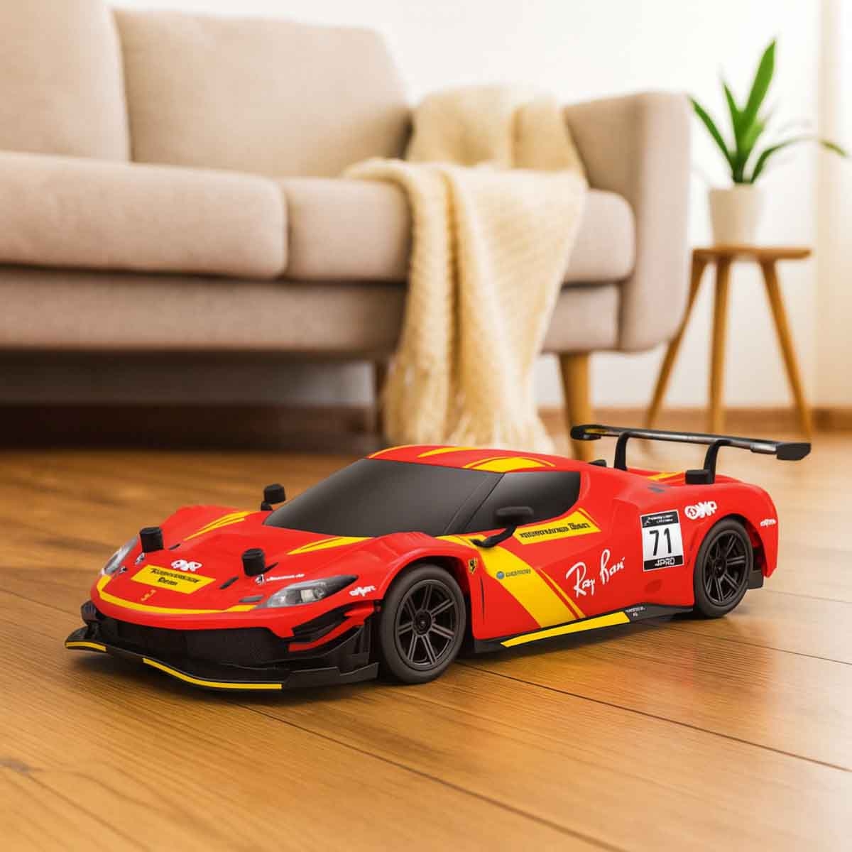مايستو سيارة فيراري 296 GT3 1:16 بالتحكم عن بعد، للأولاد، 8-10 سنوات