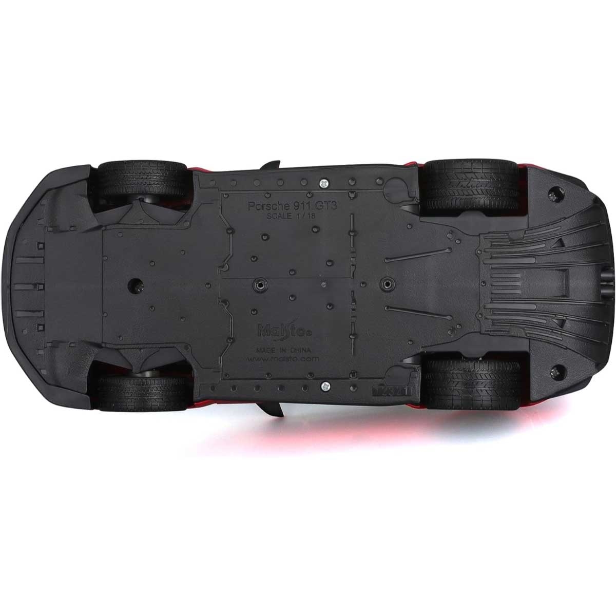 مايستو سيارة بورشه 911 GT3 2022 معدن مصبوب بمقياس 1:18 للجنسين، 8-10 سنوات