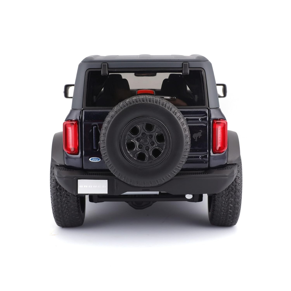 مايستو سيارة دايكاست فورد برونكو وايلد تراك سوداء بمقياس 1:18 للأولاد، من عمر 3 إلى 4 سنوات