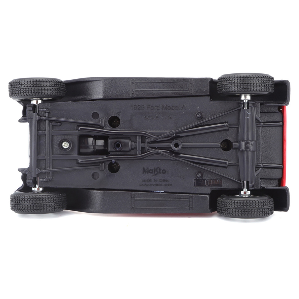 مايستو سيارة فورد موديل A 1929 بمقياس 1:24 معدنية، للأولاد، من عمر 3 إلى 4 سنوات