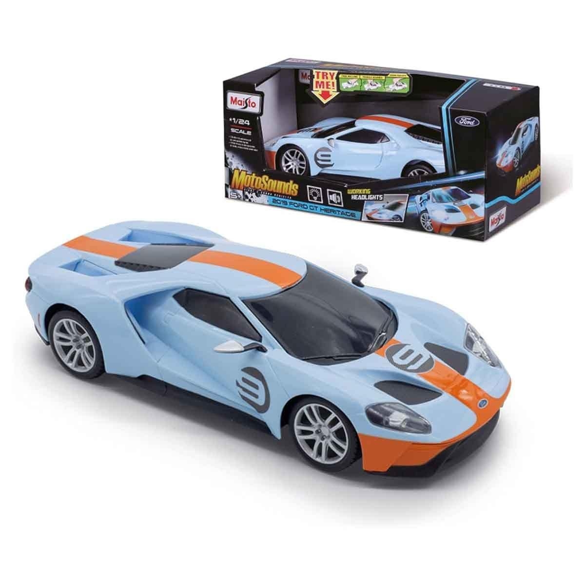 مايستو سيارة دايكاست فورد GT هيريتج 2019 بمقياس 1:24 للأولاد، 5-7 سنوات